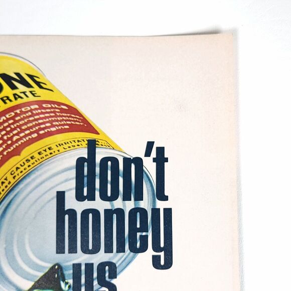 Rislone Concentrate Vintage 1969 Hot Rod Ad Dont Honey Us Retro Garage Decor - Picture 3 of 6